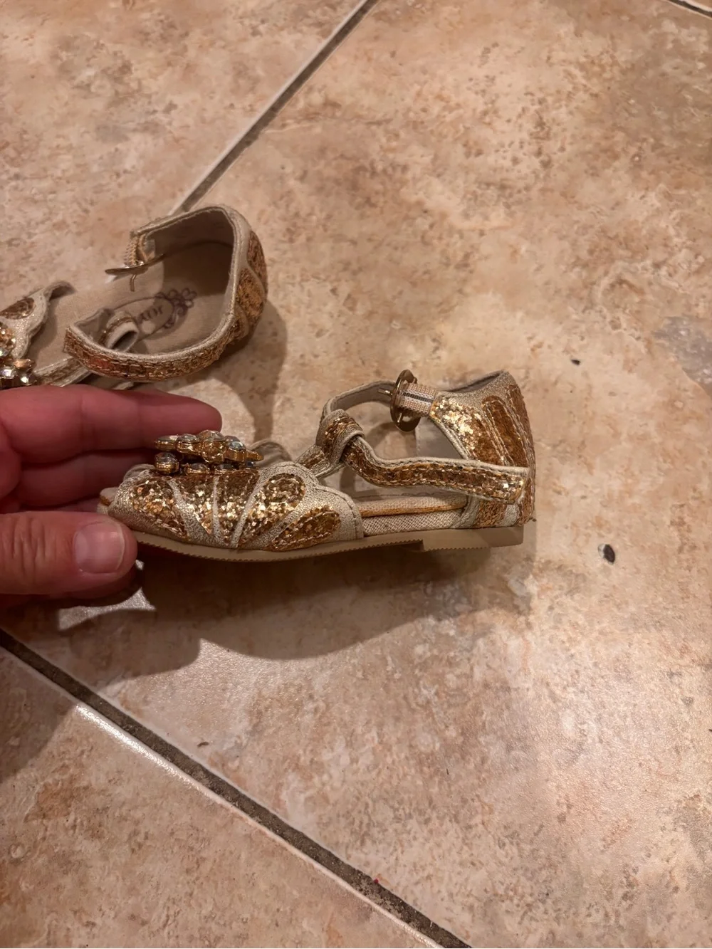 Joyfolie glittery gold